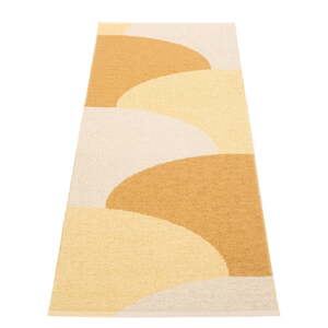 Okrovožltý vnútorný a vonkajší behúň 70x180 cm Hill Ochre Pale Yellow – Pappelina