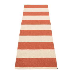 Vnútorný a vonkajší behúň v tehlovo-krémovej farbe 70x225 cm Bob Brick – Pappelina