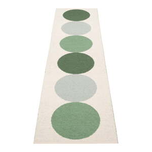 Zeleno-krémový vnútorný a vonkajší behúň 70x280 cm Otto Herb – Pappelina