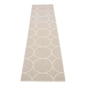 Krémový vnútorný a vonkajší behúň 70x300 cm Boo Linen – Pappelina