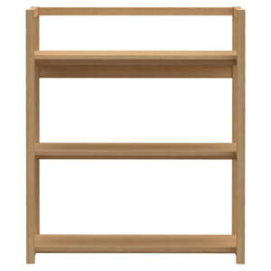 Knižnica v dekore duba v prírodnej farbe 80x93x40 cm Ludza – Actona