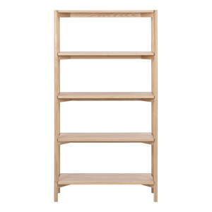 Knižnica v dekore duba v prírodnej farbe 86x160x30 cm Braidwood – Actona