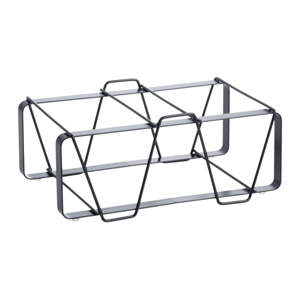 Čierny kovový regál na víno počet fliaš 2 30x12x12 cm Cin – Tomasucci
