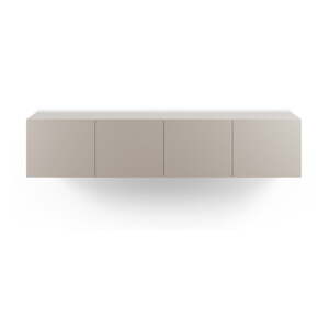 Krémový TV stolík 180x38x35 cm Daroca – Marckeric