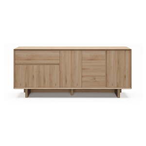 Komoda v dekore duba v prírodnej farbe 180x76x45 cm Carpi – Marckeric