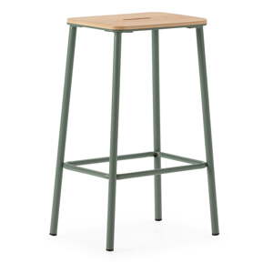 Zelené barové stoličky v súprave 2 ks (výška sedadla 65 cm) Abba – Marckeric