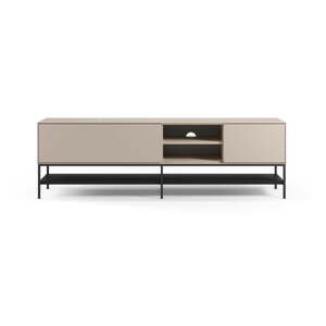 Krémový TV stolík 180x55x35 cm Amira – Marckeric