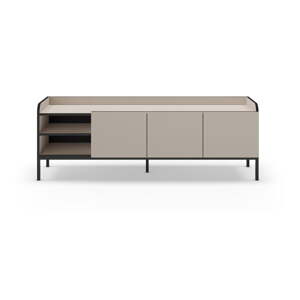 Krémový TV stolík 160x55x42 cm Adara – Marckeric