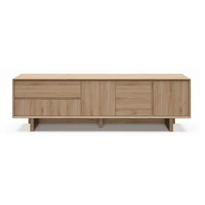 TV stolík v dekore duba v prírodnej farbe 180x55x45 cm Carpi – Marckeric