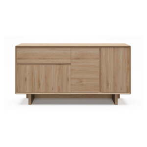 Komoda v dekore duba v prírodnej farbe 146x76x45 cm Carpi – Marckeric