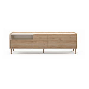 TV stolík v dekore duba v prírodnej farbe 180x55,5x44 cm Monza – Marckeric