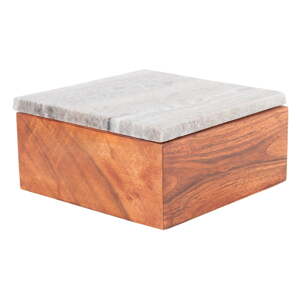 Hnedý dekoratívny drevený úložný box Acacia – PT LIVING