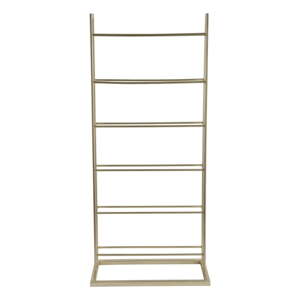 Kovový regál na víno v zlatej farbe počet fliaš 5 38x84,5x20 cm Single Floor – PT LIVING