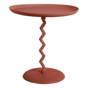 Kovový okrúhly odkladací stolík ø 40 cm Zig Zag – Leitmotiv