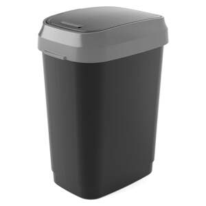 Čierny odpadkový kôš 25 l Dual Swing Bin M – KIS