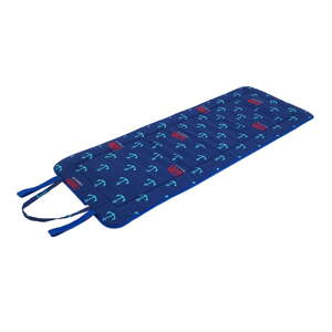 Modrý záhradný sedák na ležadlo 52x148 cm   Anchors – B.E.S.