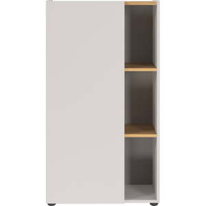 Biela knižnica v dekore duba 61x110x34 cm Adrano – Germania
