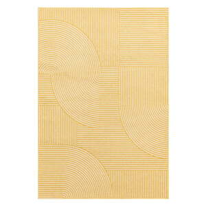 Žltý koberec 80x150 cm Muse Yellow Geometric – Asiatic Carpets