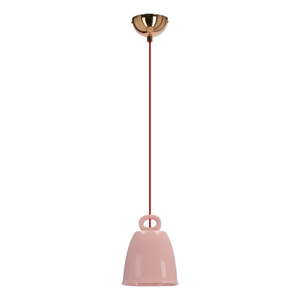 Ružové závesné svietidlo s keramickým tienidlom Sewilla – Candellux Lighting