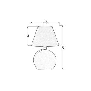 Žltá detská lampička Ofelia – Candellux Lighting