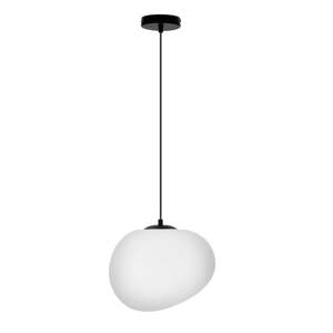 Čierno-biele závesné svietidlo ø 30 cm Stones – Candellux Lighting