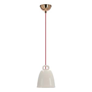 Biele závesné svietidlo s keramickým tienidlom Sewilla – Candellux Lighting