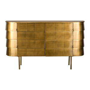 Kovová komoda v zlatej farbe 117x70x26 cm Hanna – Dutchbone