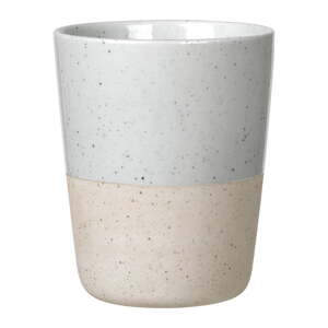 Svetlosivý/béžový keramický hrnček 250 ml Sablo – Blomus