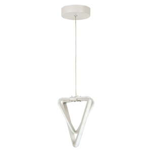 Biele kovové LED závesné svietidlo ø 20 cm Baris – Squid Lighting