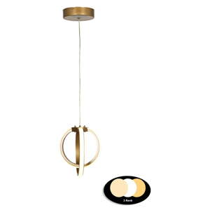 Kovové LED závesné svietidlo v bronzovej farbe ø 25 cm Sezen – Squid Lighting