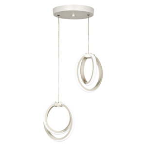 Biele kovové LED závesné svietidlo ø 20 cm Sezen – Squid Lighting