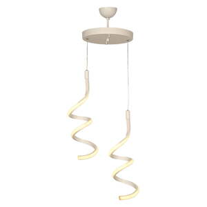 Biele kovové LED závesné svietidlo ø 25 cm Hilton – Squid Lighting