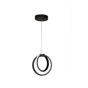 Čierne kovové LED závesné svietidlo ø 25 cm Sezen – Squid Lighting