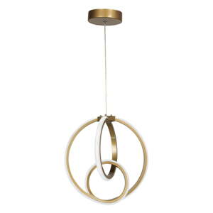 Kovové LED závesné svietidlo v bronzovej farbe ø 28,5 cm Neo – Squid Lighting