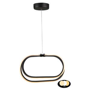 Čierne kovové LED závesné svietidlo ø 42 cm Loca – Squid Lighting