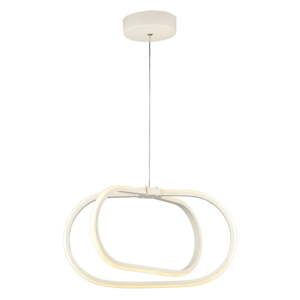 Biele kovové LED závesné svietidlo ø 42 cm Loca – Squid Lighting