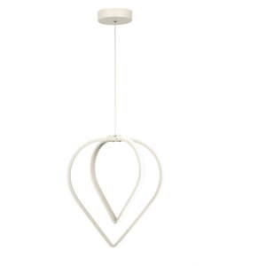 Biele kovové LED závesné svietidlo ø 33 cm Pars – Squid Lighting