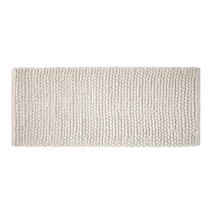 Biela kúpeľňová predložka 50x120 cm Aspen Bobble – Bianca