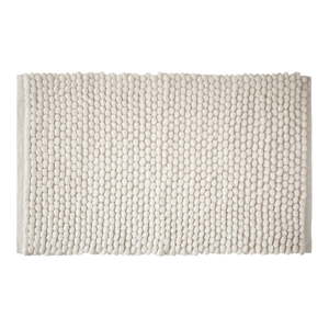 Biela kúpeľňová predložka 50x80 cm Aspen Bobble – Bianca