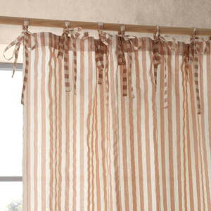 Terakotová záclona 140x229 cm Zanzibar Stripe – Pineapple Elephant