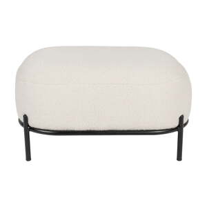 Krémovobiely taburet Hocker Polly – White Label
