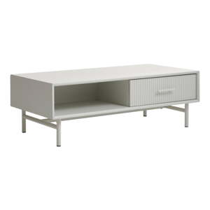 Svetlosivý konferenčný stolík 60x120 cm Palma – Unique Furniture