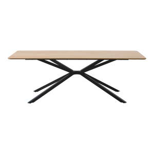Jedálenský stôl s doskou v dubovom dekore 100x200 cm Cesura – Unique Furniture