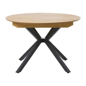Okrúhly rozkladací jedálenský stôl s prídavnou doskou ø 120 cm Cesura – Unique Furniture