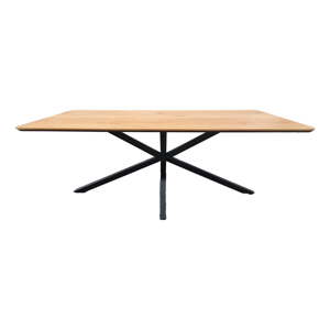 Jedálenský stôl s doskou v dubovom dekore 90x160 cm Cesura – Unique Furniture