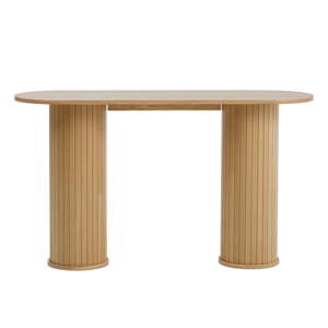 Konzolový stolík v prírodnej farbe 40x130 cm Nola – Unique Furniture
