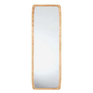 Nástenné zrkadlo s dreveným rámom 35x110 cm Bodo – Villa Collection