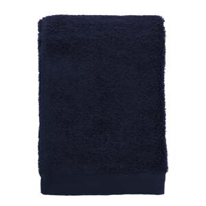 Tmavomodrý froté bavlnený uterák 50x100 cm Comfort – Södahl