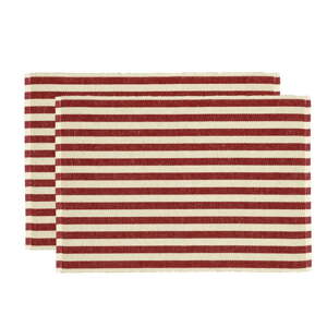 Prestieranie 2 ks s prímesou juty 33x48 cm Statement Stripe – Södahl