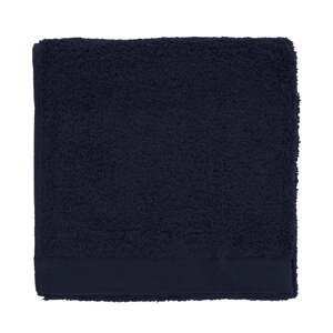 Tmavomodrý froté bavlnený uterák 40x60 cm Comfort – Södahl